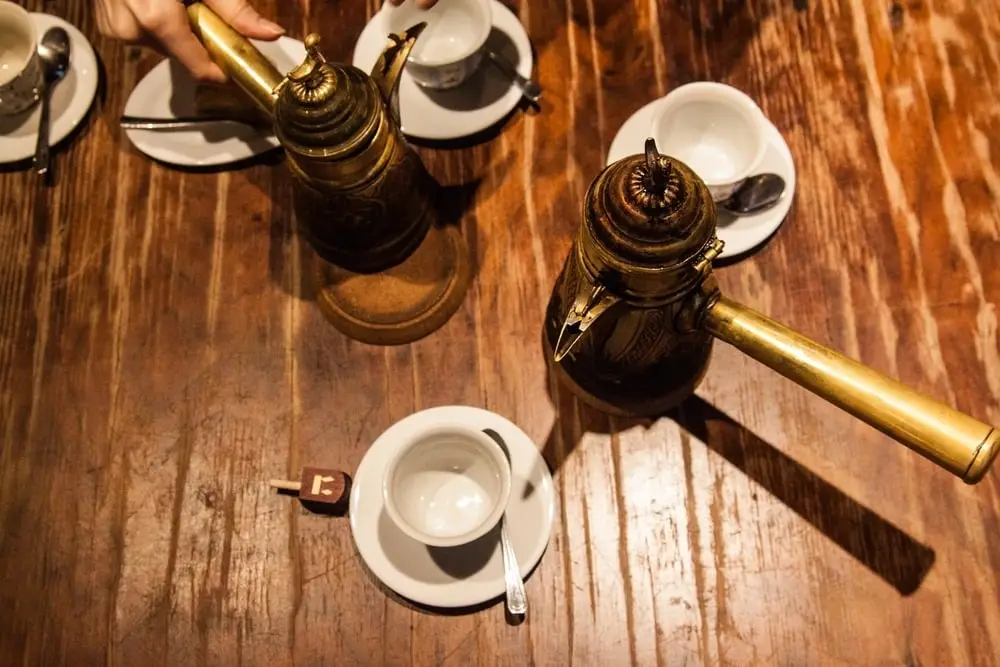 Evening tea greetings in Hebrew