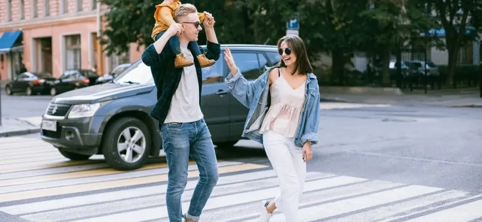 A family walking together