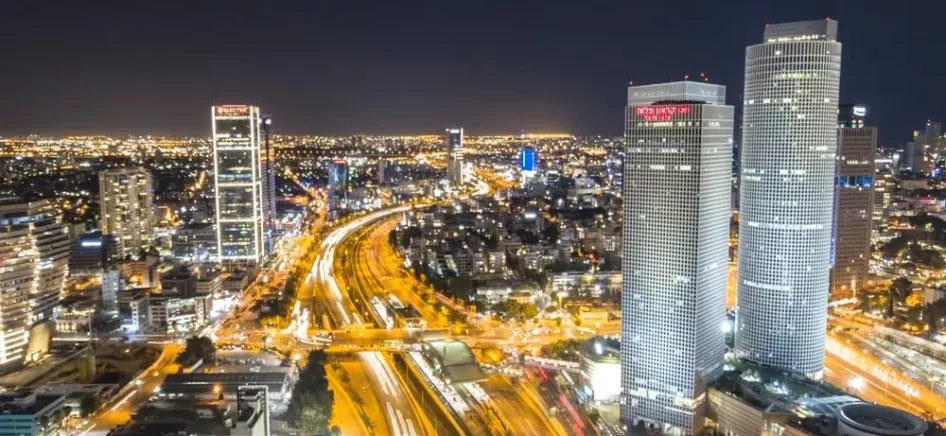 Tel Aviv at night
