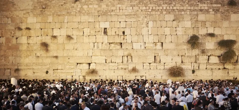Western wall in Jerusalem, Israel