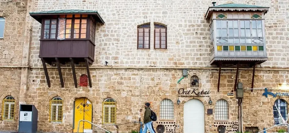 Building in Jaffa port