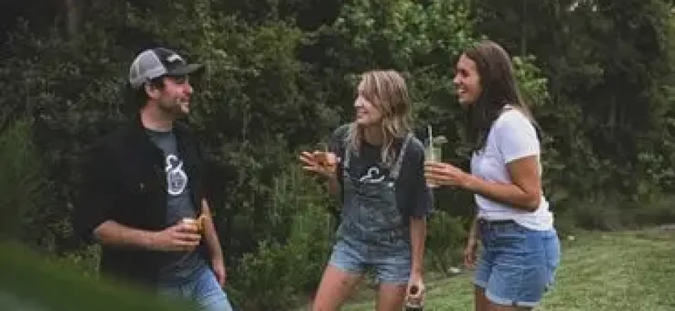friends talking to each other